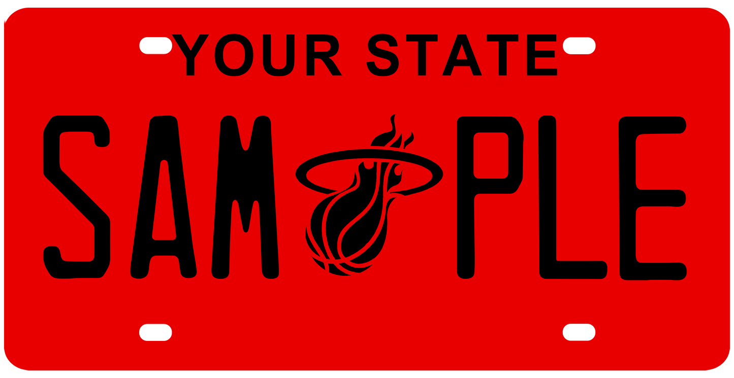 Miami Heat - Red  - Template